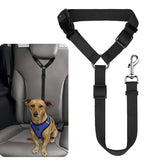 Adjustable Pet Car Seat Belt – Dog & Cat Safety Headrest Restraint